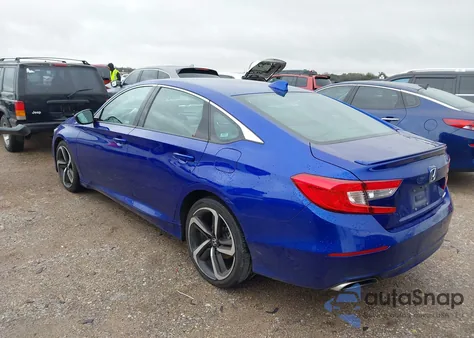 2020 Honda Accord Sport из США, поврежденный, VIN 1HGCV1F32LA073361
